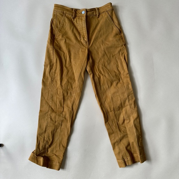 Everlane the straight leg crop size 4 golden brown - Picture 2 of 5